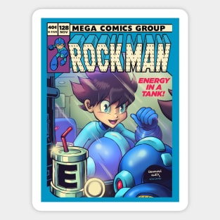 Rock Man Comics Magnet